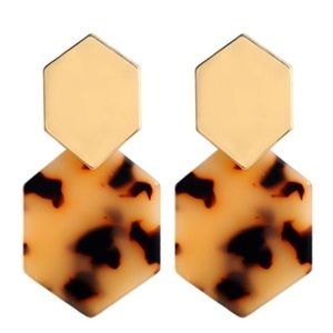 ⭐️{BOGO}⭐️ Acrylic Drop Earrings in Leopard